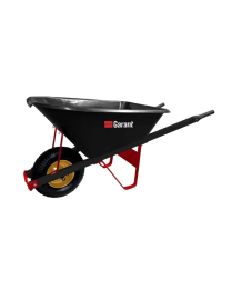 GARANT 5CU/FT WHEELBARROW ,POLY TRAY,EZ POUR,FLAT FREE TIRES