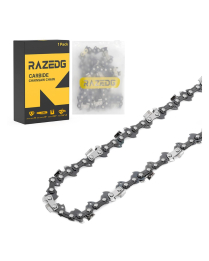 RAZEDG B0DSTVSNCP Carbide Chainsaw Chain 16 Inch
