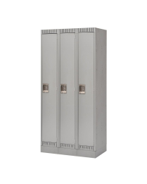 FN483 Assembled Lockers, Bank of 3, 36" x 18" x 72", Steel,