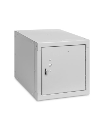 H-7588GR ULINE Stackable Cube Locker - 12 x 18 x 12", Gray