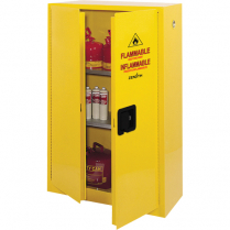 FLAMMABLE STORAGE CABINET,45 GAL,43"W X 65"H X 18"D