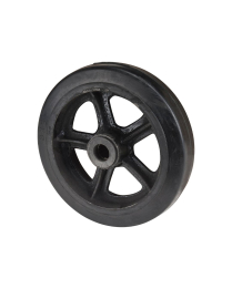 KLETON ML813 Mold-On Rubber Wheel, 8" (203 mm) Dia. x 2" (51