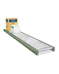 H-3411 Heavy Duty Gravity Roller Conveyor - 18" x 10'