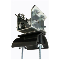 TR6Z TROLLEY ASSEMBLY TEEL WHEELS 3" DIA. NYLON SADDL