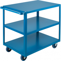 MB458 HD Shelf Carts 3 Tiers 24"W x 36"H x 36"D 1200LBS