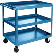KELTON MB486 Shelf Carts , 3 Tiers, 24" W x 36" H x 36" D,