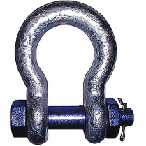 SPASX-BP-034  SHACKLES, STEEL, 3/4" (4 3/4 TON)