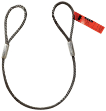 1/4" X 12 FT WIRE ROPE SLINGS, GALV.
