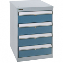 KLETON 4 DRAWER PEDESTAL WORKBENCH 18"W X 21"D X 28"H