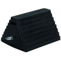 JET 298 BLACK Double-Sided Wheel Chock 8 X 9.75 X 6