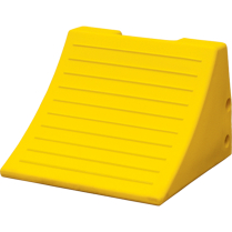 KH977 HD POLYURETHANE WHEEL CHOCK, YELLOW