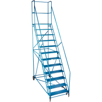 MA624 ROLLING STEP LADDER, 12 STEP