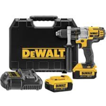 DEWALT DCD980M2 20V 1/2" DRILL/DRIVER W/2 BATTERIES & BOX