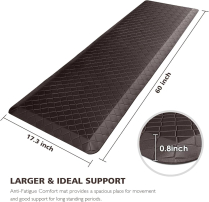 068-8204-8 For Living Anti-Fatigue Indoor Mat, 20-in x 60-in