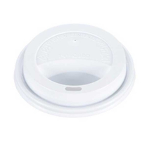 FSSCUPLHD10/24W-PR LID CUP DOME, WHITE FITS 10-24OZ CUP