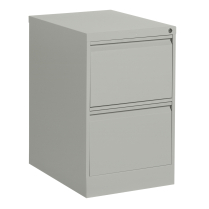 OP917 VERTICAL FILING CABINET, STEEL, 2 DRAWERS, GREY