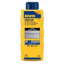 64901 IRWIN STRAIT-LINE Blue Standard Marking Chalk, 8-Ounce