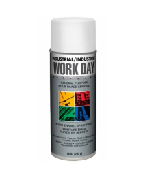 KRYLON WORKDAYFLAT WHITE  ENAMEL SPRAY PAINT,454G