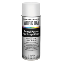 WORKDAY #A04422007 SPRAY PAINT ENAMEL FLAT WHITE 10OZ