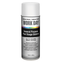 WORKDAY #A04401007 SPRAY ENAMEL PAINT GLOSS WHITE 10OZ