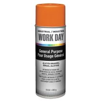 WORKDAY #A04413007 SPRAY PAINT ENAMEL ORANGE 10OZ