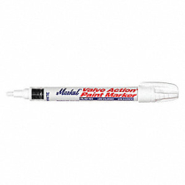 MARKAL 096820 WHITE PAINT MARKER  VALVE ACTION 96820