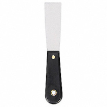 H-1-S 1&rsquo;&rsquo; STIFF CARBON STEEL BLADE WALL SCRAPER PLAS. HANDLE