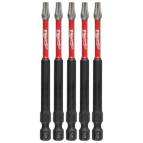 MILWAUKEE T25 X 3-1/2" POWER BIT (5/PK)