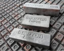 WP317 WEAR BLOCK 4.0" X 8.0" X 3.5" RAPTOR M03302