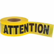 "ATTENTION" BARRICADE TAPE