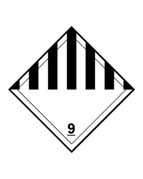 SS066 Brady MIsc Danger TDG Placard Plastic