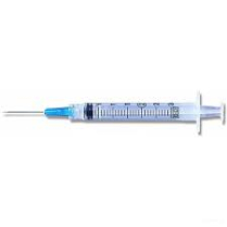 305271 BD Retracting Needle Syringe 3cc 23G x 1" 100/BX
