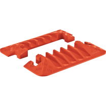 CHECKERS CPEC5X125-O H.D.5-CHANNEL END CAP (PAIR) (KH688)