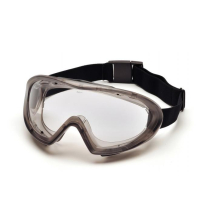 G504DT Gray Frame/Clear Anti-Fog Dual Lens