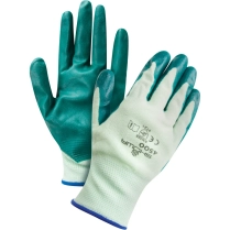 #4500-07 NITRILE COATED GLOVES, NYLON LINER (12/BOX,72/CASE)
