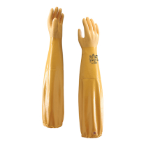 772-08 NITRILE GLOVE 26" LINED, YELLOW, SIZE MEDIUM