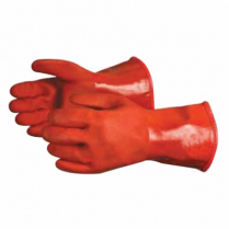S230FLXL ORANGE WINTER GLOVE DBL.DIP,ACRY.TERRY LINER,12",XL