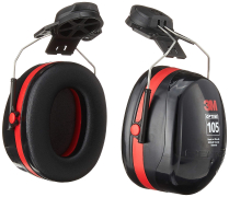 3M H10P3E OPTIME 105 CAP-MOUNT EARMUFFS