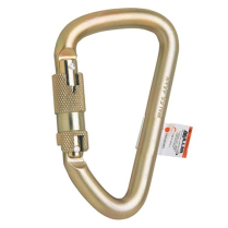 MILLER #17D-1  AUTO. TWIST LOCK CARABINER, 1" GATE OPENING