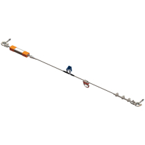 MILLER X00030 XENON PERMANENT HORIZONTAL LIFELINE KIT, 30FT