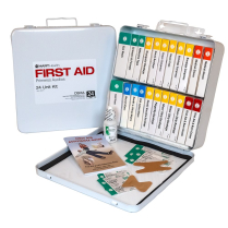 NORTH FANFLD3MB FIRST AID KIT IN METAL BOX, 24 UNITS