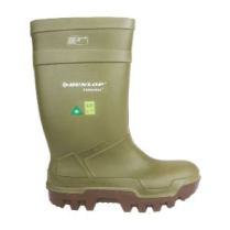 DUNLOP THERMO D662843-25 MEN'S GREEN RUBBER BOOT, SIZE 7