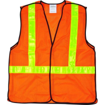 SCN #SAR623 TRAFFIC VEST, LARGE, W/2 REFLECTIVE BANDS