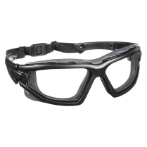 PYRAMEX SB7010SDNT I-FORCE SLIM GLASSES, BLK FRAME,CLR LENS