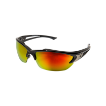 EDGE #SDKAP419 GLASSES, KHOR BLACK/AQUA RED, MIRROR LENS