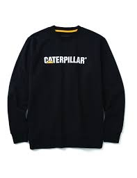 1050026 CAT MIDWEIGHT CREWNECK SWEATSHIRT BLACK XL