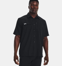 1351360 UA MENS WOVEN SHIRT BLACK XL