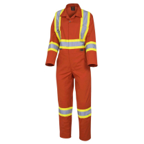 5514W, WOMEN'S SAFETY COVERALLS - POLY/COTTON, 2XL