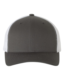 6606, YP Classics - Flat Bill Trucker Cap, CHARCOAL