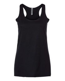 6733, Women&rsquo;s Triblend Racerback Tank, blk, lg